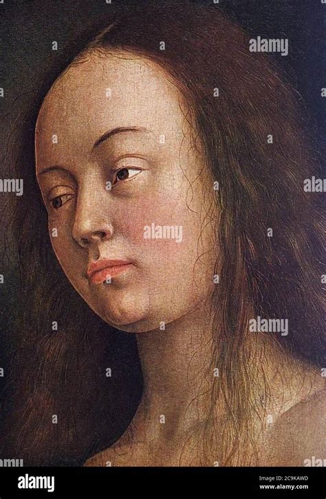 Jan van Eyck - The Ghent Altarpiece - Eve (detail Stock Photo - Alamy