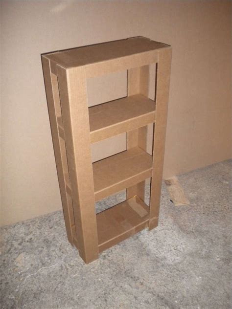 Easy Cardboard Shelves | Bookshelves diy, Diy cardboard furniture ...
