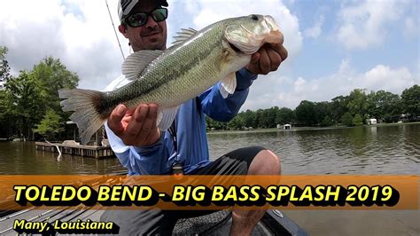 Bass Fishing On Toledo Bend - BIG BASS SPLASH 2019 - YouTube