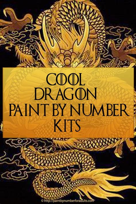 Dragon Paint By Number Kits • Paint By Number For Adults