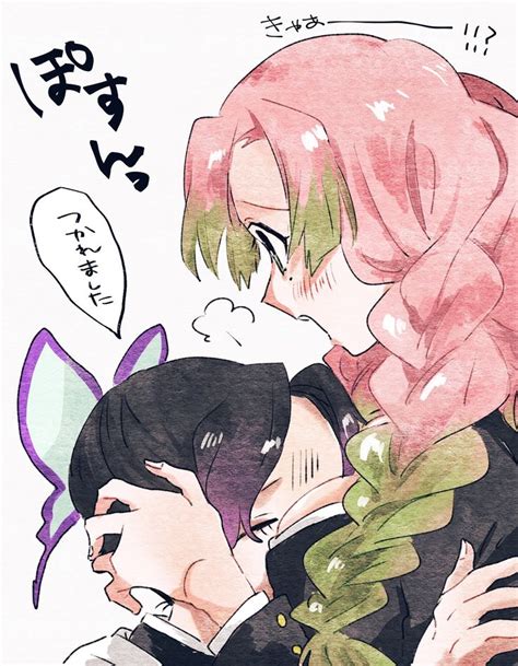 ชิโนบุ : หายใจไม่ออก | 百合 アニメ, キスシーン イラスト