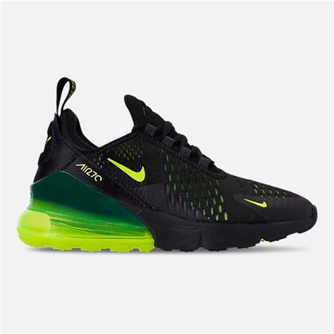 Kids Nike Air Max 270 GS Black Volt Oil Grey 943345-011 - Walmart.com