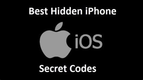 TOP 5 Apple Iphone Hidden Menu Codes ~ Mods Firmware