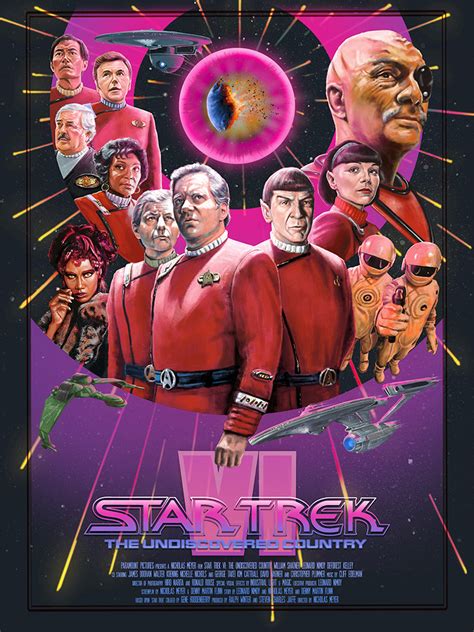 Star Trek VI: The Undiscovered Country by RapscallionArt - Home of the Alternative Movie Poster ...