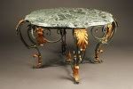 Antique Italian coffee/tea table with marble top.