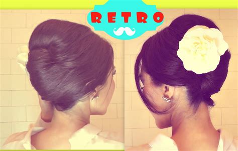 ★HAIR TUTORIAL HAIRSTYLES WITH BIG BOUFFANT - FRENCH TWIST YOUR OWN MEDIUM LONG HAIR |WEDDING UPDOS