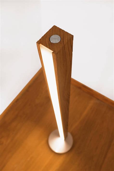 Floor Lamp Dimmable Light Wooden Standing Lamp LED 140 Cm - Etsy ...