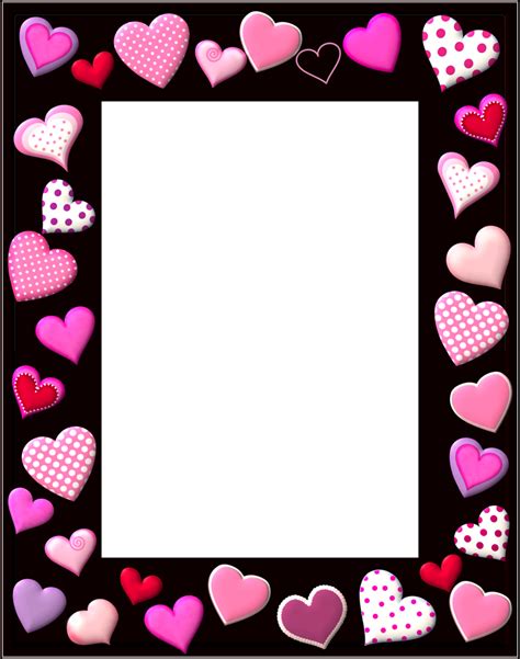 Hearts: Free Printable Frames, Borders and Labels. | Oh My Quinceaneras!