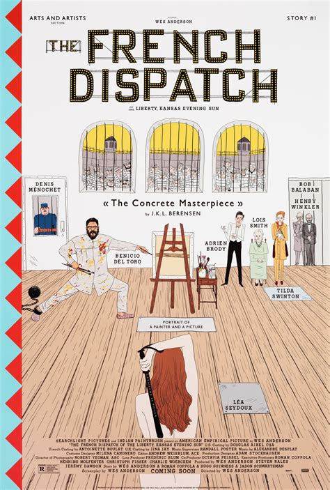 The French Dispatch Original 2020 U.S. Mini Movie Poster - Posteritati ...