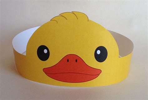 Duck Paper Crown Printable