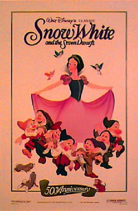 Snow White and the Seven Dwarfs R1987 U.S. One Sheet Poster - Posteritati Movie Poster Gallery