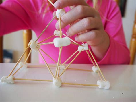 Marshmallow Tower Challenge With Toothpicks