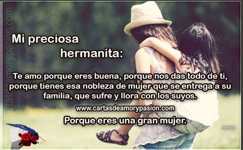 Mi preciosa hermana: Quizás nunca te lo he dicho, mi querida hermana, porque… | Frases para ...