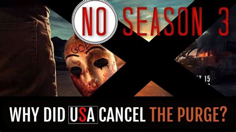 Why They Canceled The Purge | No The Purge Season 3 - YouTube