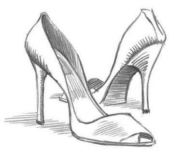 Fashion design drawings shoes 53 Ideas | Shoe drawings, Drawing high ...