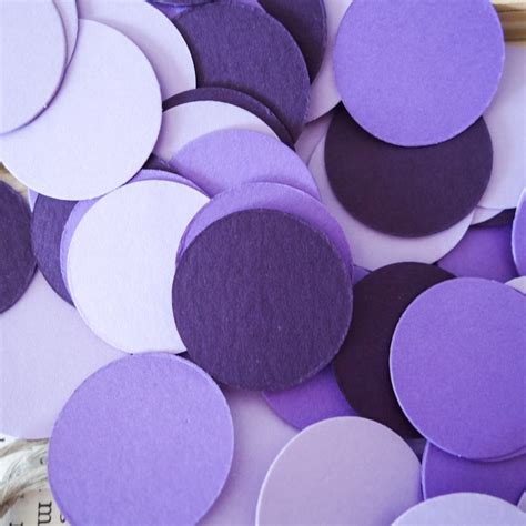 Purple Confetti Purple Wedding Confetti Lilac Confetti - Etsy