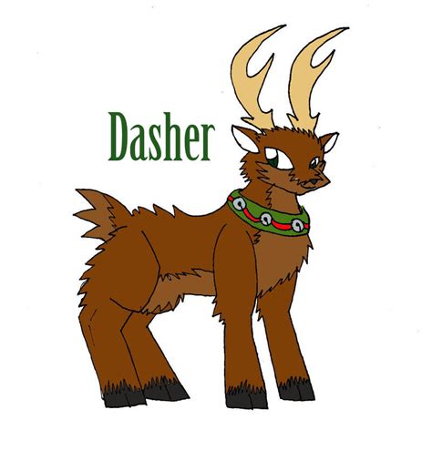 Santa's Reindeer Dasher by EomLotanis on DeviantArt