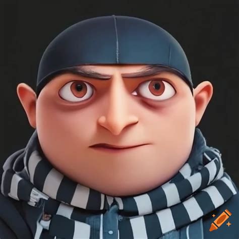 Character gru from minions with a new haircut on Craiyon