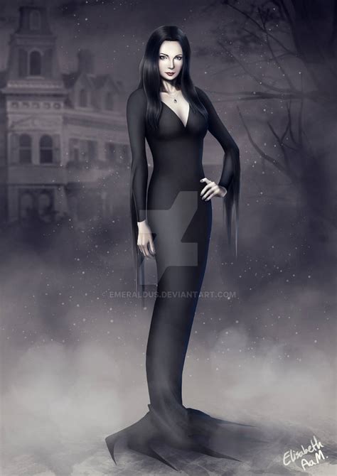 Morticia Addams by Emeraldus on DeviantArt