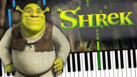 Smash Mouth - All Star (Shrek Meme Song) Piano Cover (Sheet Music + midi) Synthesia tutorial ...