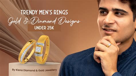 Trendy Men's Rings: Gold & Diamond Designs Under 25K – Kisna