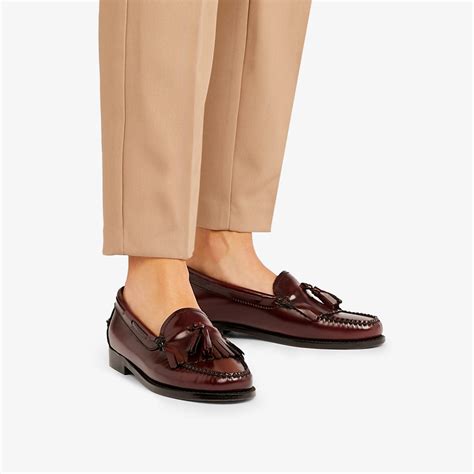 Wine Leather Tassel Loafers | Bass Weejuns Tassel Loafers – G.H.BASS 1876