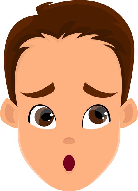 Man face expression clipart design illustration 9301066 PNG