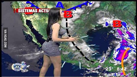 Weather girl from Mexico - 9GAG