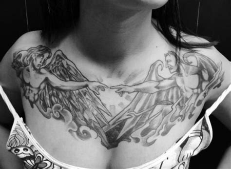 Angel demon tattoo - 60 Holy Angel Tattoo Designs Angel Tattoo Arm, Angel Devil Tattoo, Guardian ...