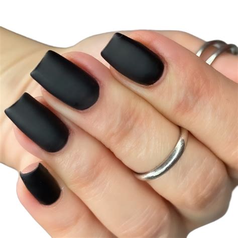 Matte Black Nail Polish Cruelty Free Vegan Nail Polish Formaldehyde ...