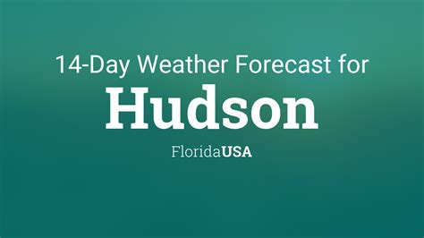 Hudson, Florida, USA 14 day weather forecast