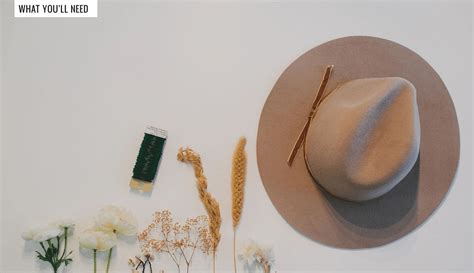 DIY FLOWER HAT