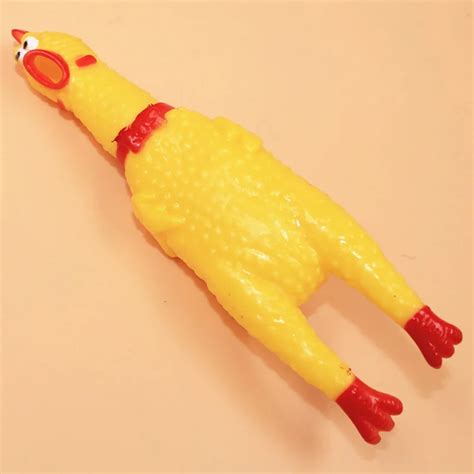 1Pc Squeaky Toy For Dogs Puppy Screaming Rubber Chicken Toy For Dogs Latex Squeak Squeaker Chew ...