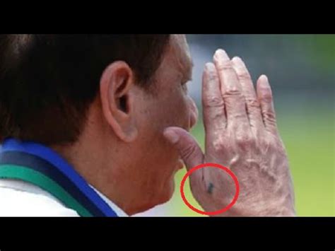 The Meaning Behind President Duterte's Right Hand Tattoo Finally ...