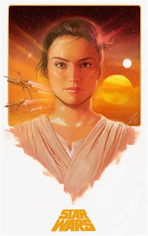 Star Wars The Force Awakens: Rey - Rey Fan Art (39271206) - Fanpop