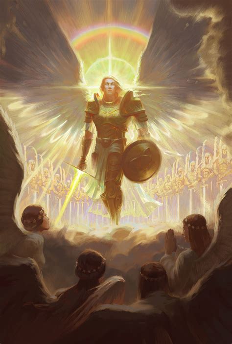 Michael, the Archangel, Harshanand Singh on ArtStation at https://www ...