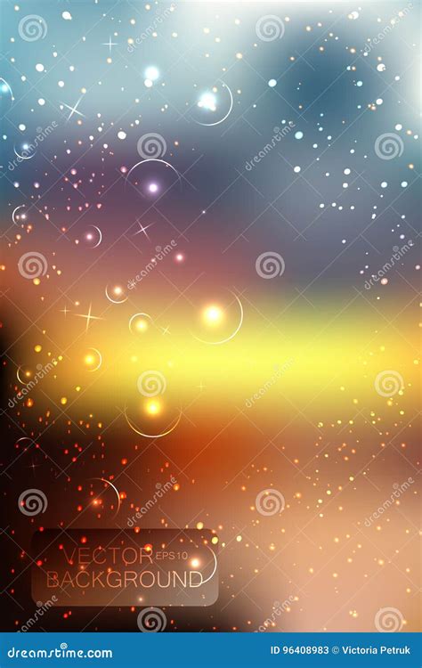 Abstract Bright Glitter Background with Little Stars Stock Illustration ...