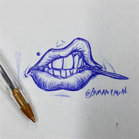 A tiny ballpoint pen drawing. | Black pen drawing, Ballpoint pen drawing, Ballpoint pen art