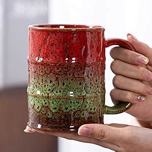 Amazon.com | HYTYSKAR 20 Oz Coffee Cups-Beer Mug, Large Ceramic Coffee Mugs, Handmade Pottery ...