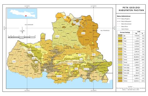 SERI PETA KAB. PACITAN - JATIM (Bagian 2- Peta Geologi) - Abuzadan's Blog