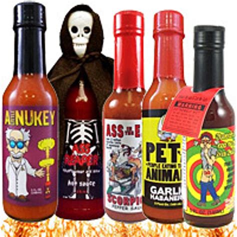 Humorous and Funny Hot Sauces