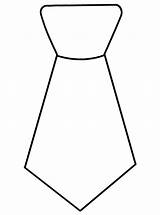 Blank tie  Coloring Page sketch template