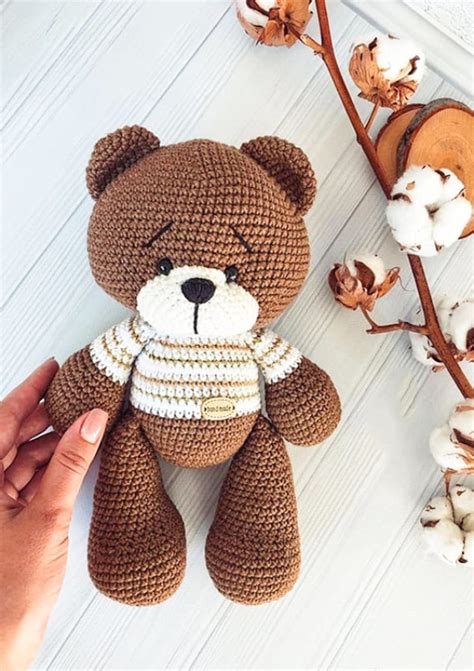 Crochet Teddy Bear PDF Amigurumi Free Pattern - Lovelycraft