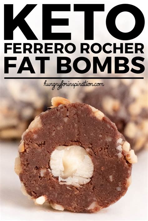 Healthy No Bake Ferrero Rocher Keto Fat Bombs (Paleo & Vegan)