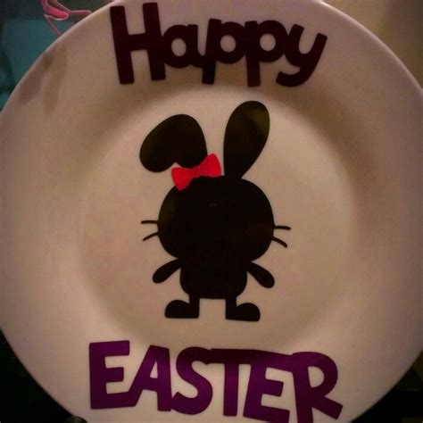 Easter plate | Easter plates, Happy easter, Easter