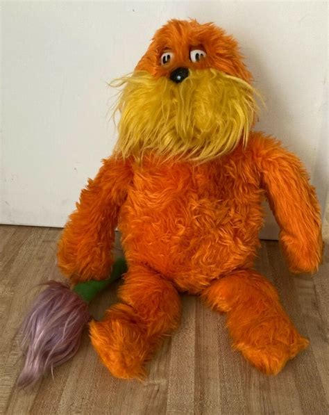 Vintage Dr. Seuss Lorax Plush Stuffed Toy Holding Trufulla 17” 1983 Coleco | eBay | Vintage toys ...