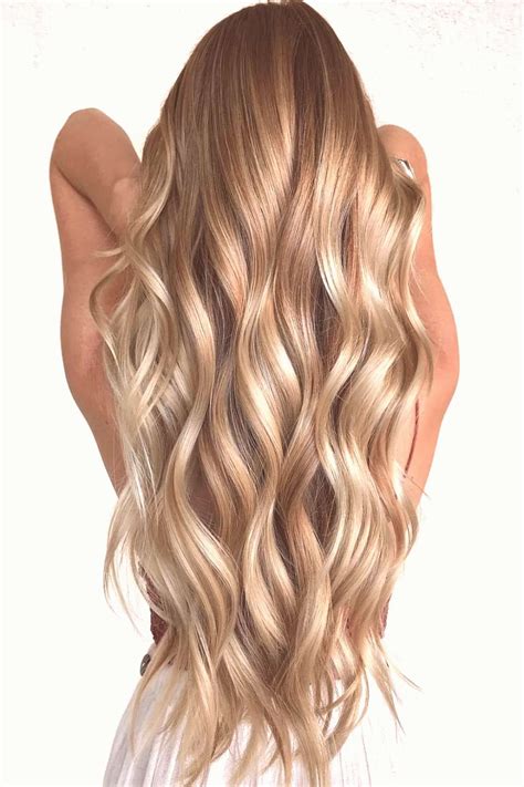 20 Absolutely Stunning Honey Blonde Hair Colors Extra Long Honey Blonde Balayage Hair | Blonde ...