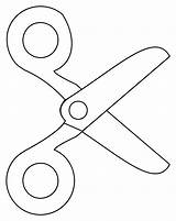 Scissors coloring Page  ColouringPages sketch template