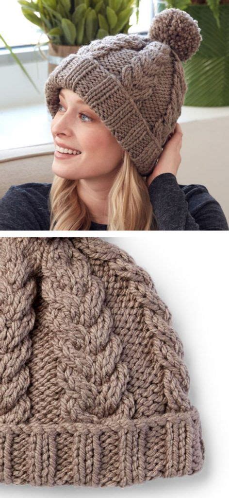 Free Bulky Yarn Hat Patterns to Knit for this Winter | Bulky yarn ...