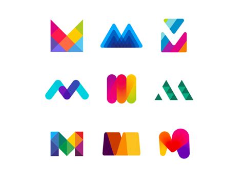 LOGO Alphabet: letter M by Alex Tass, logo designer on Dribbble